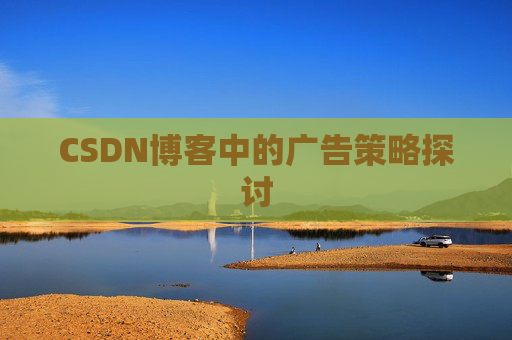 CSDN博客中的广告策略探讨